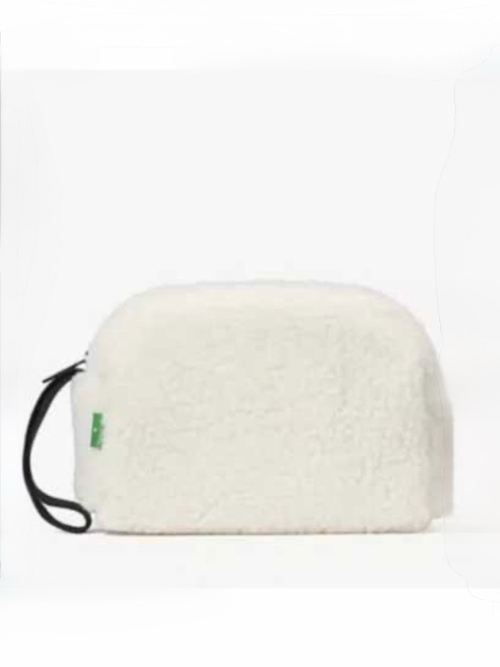 NWOT Kate Spade Cream Sherpa Wristlet Cosmetic Pouch OS